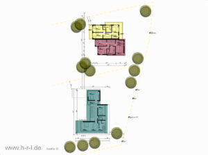 Grundrisse Doppelhaushälften + Villa: Penthaus mit privatem Schlafbereich